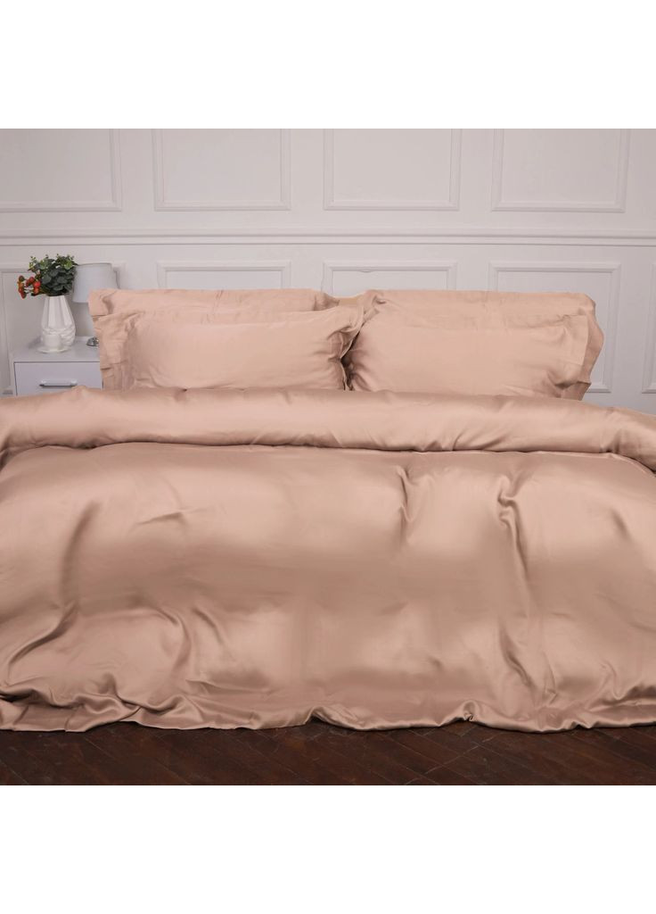 Постільна білизна Tencel №03 Creamy 200 x 220 (m502906) Mirson Tencel 03 Creamy 200 x 220 Євро (369019324)