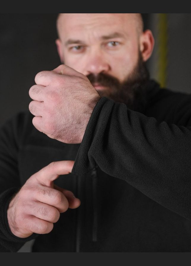 Мужской демисезонный костюм Полиция штаны + кофта черный No Brand