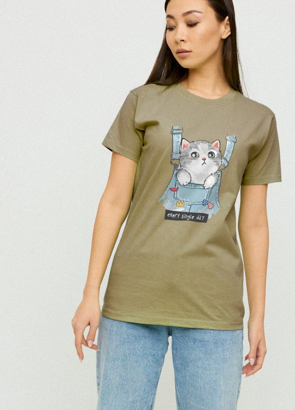 Футболка Boyfriend / дышащий принт/ YAPPI - (252386079)