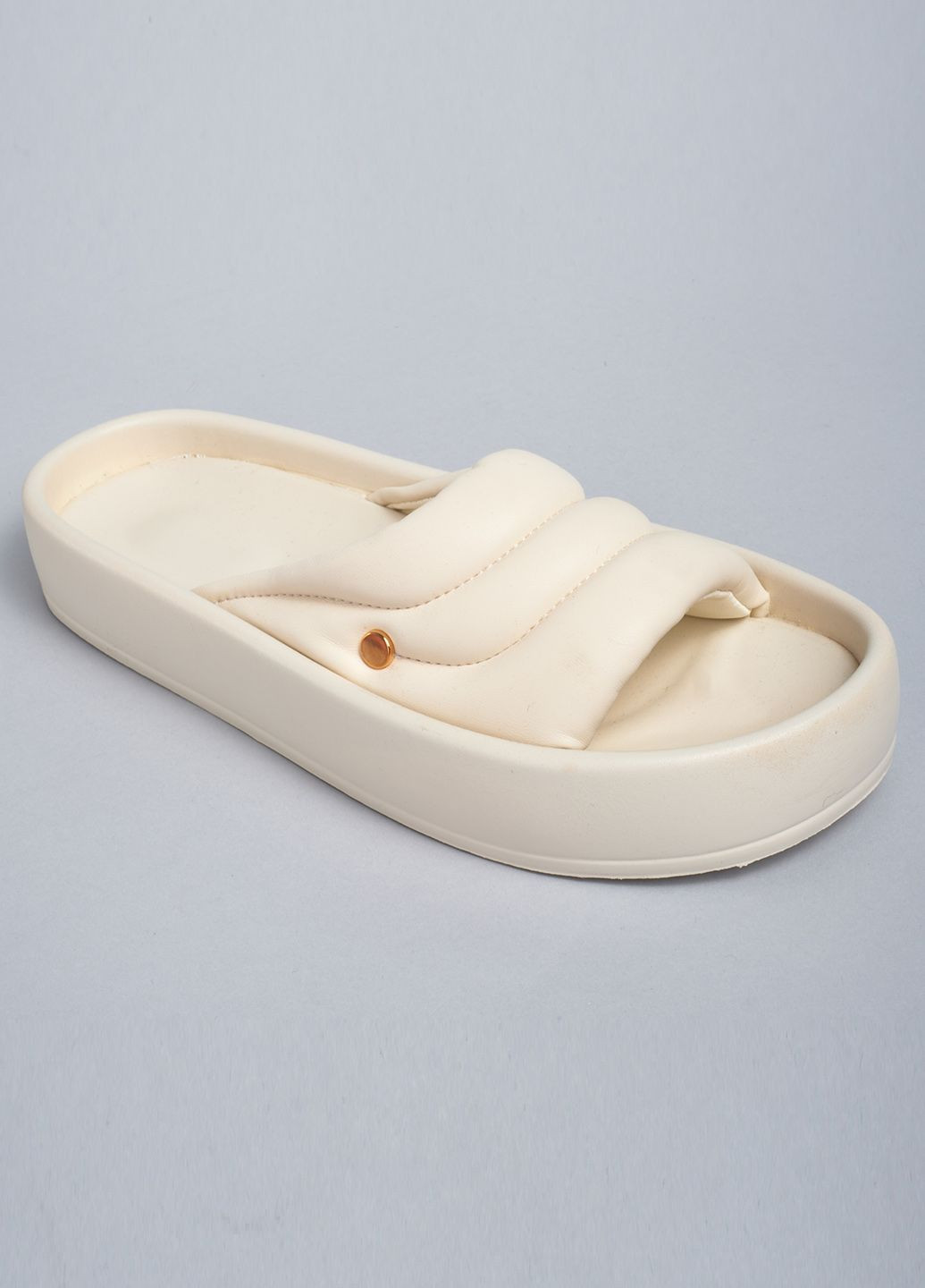 Бежевые шлепанцы женские 0105-3 бежевые 343252 Power