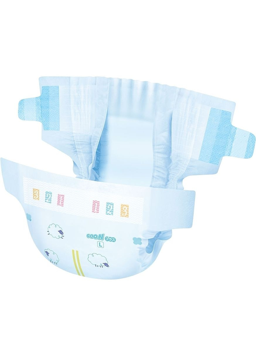 Підгузки Plus для дітей 12-20 кг (розмір XL, на липучках, унісекс, 38 шт) - Plus 38шт (1270207-31158263) Goo.N (365800282)