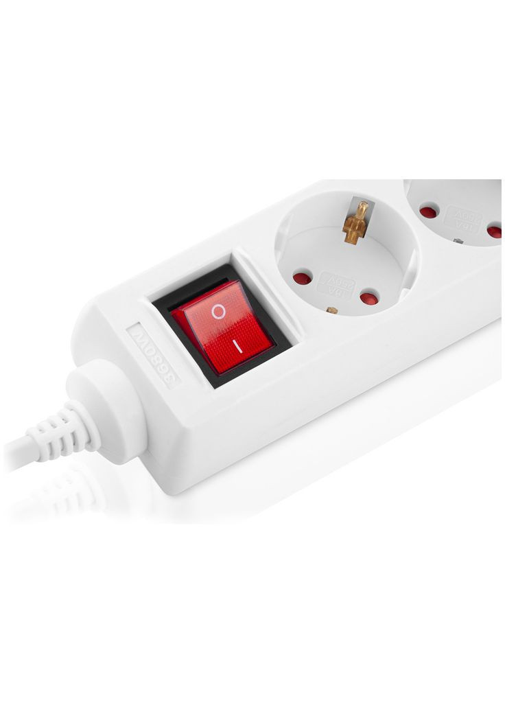 Сетевой фильтр питания RS6 Protect M 3m, white (EL122300033) Real-El (306618099)