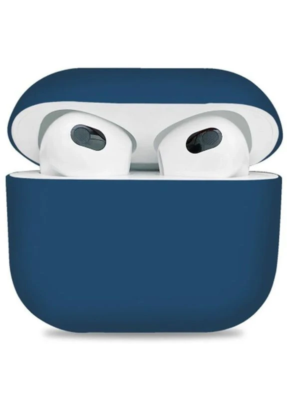 Чохол для навушників Ultrathin Silicone Case для Apple AirPods 3 Dark Blue (ARM60304) ArmorStandart (399578029)