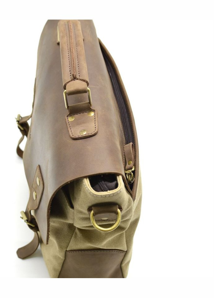 Мужская сумка из парусины с кожаными вставками RCs-3960-4lx бренда TARWA (298684076)