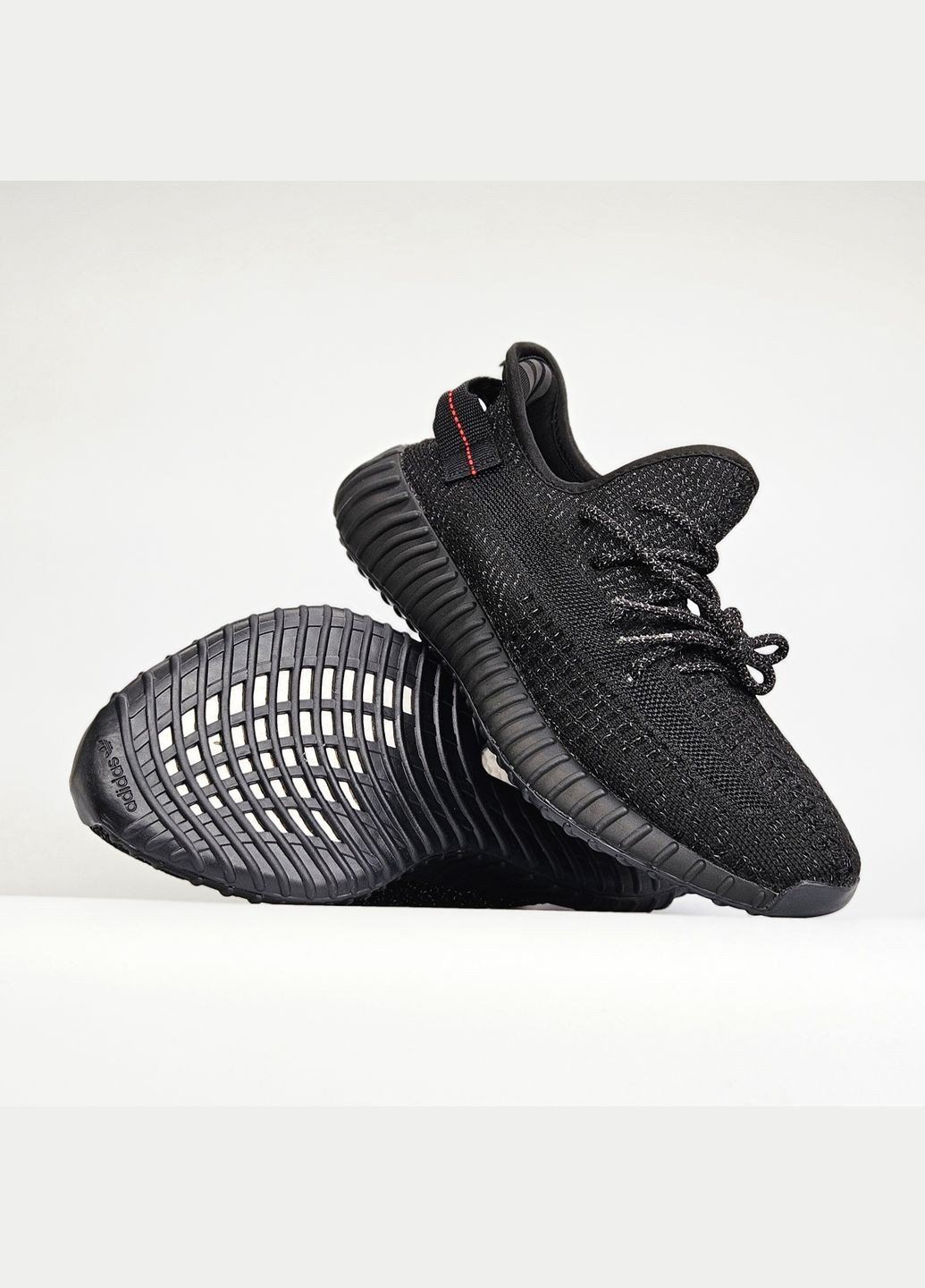 Кросівки жіночі і чоловічі Adidas Yeezy boost 350 reflective black | Адідас Ізі буст 350 рефлективні чорні No Brand чорні демісезони (307397788)