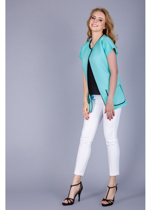 Мятный кардиган Triko Bakh