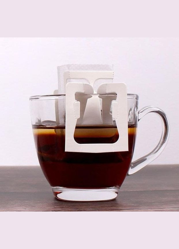 Дріп пакети Фільтр для кави з нетканного матеріалу ICof дріп пакет для заварювання кави 100 шт (R051096-2) No Brand (330779112)