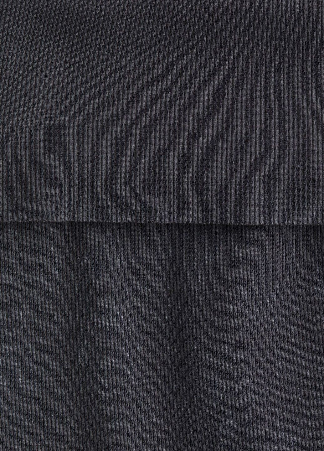 Темно-серые летние леггинсы H&M