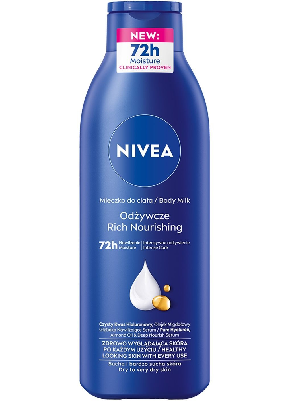 Молочко для тела "Глубокое питание" Rich Nourishing Body Milk 250ml (47837-36800749) Nivea (368639763)