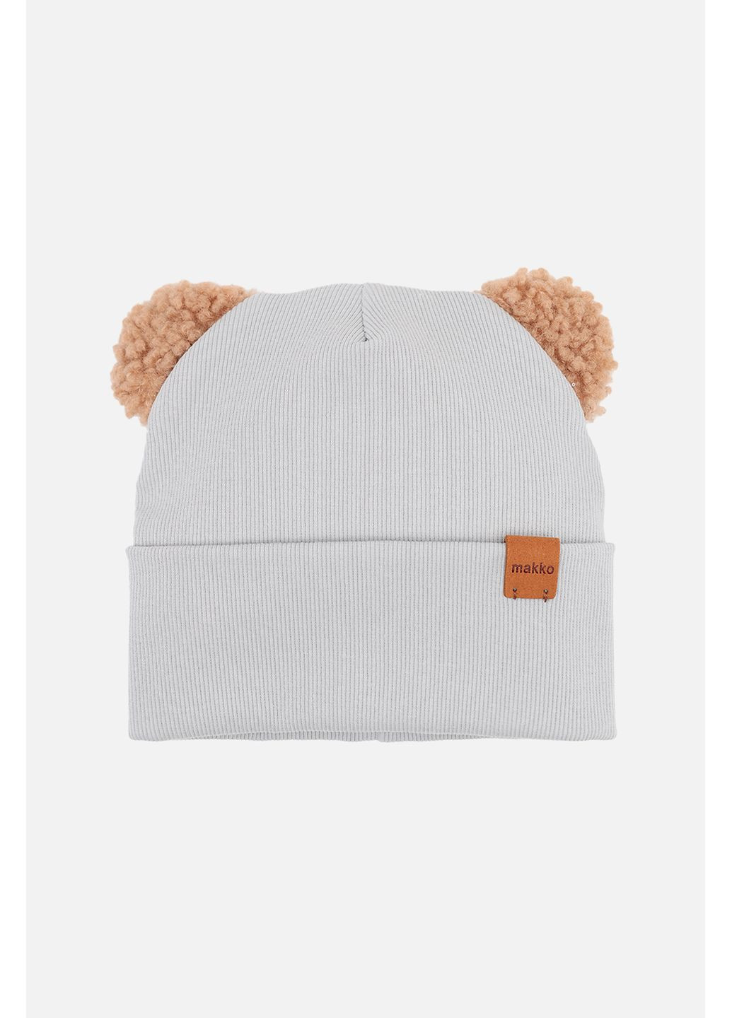 Шапка для мальчика цвет серый ЦБ-00284020 Makko (361497932)