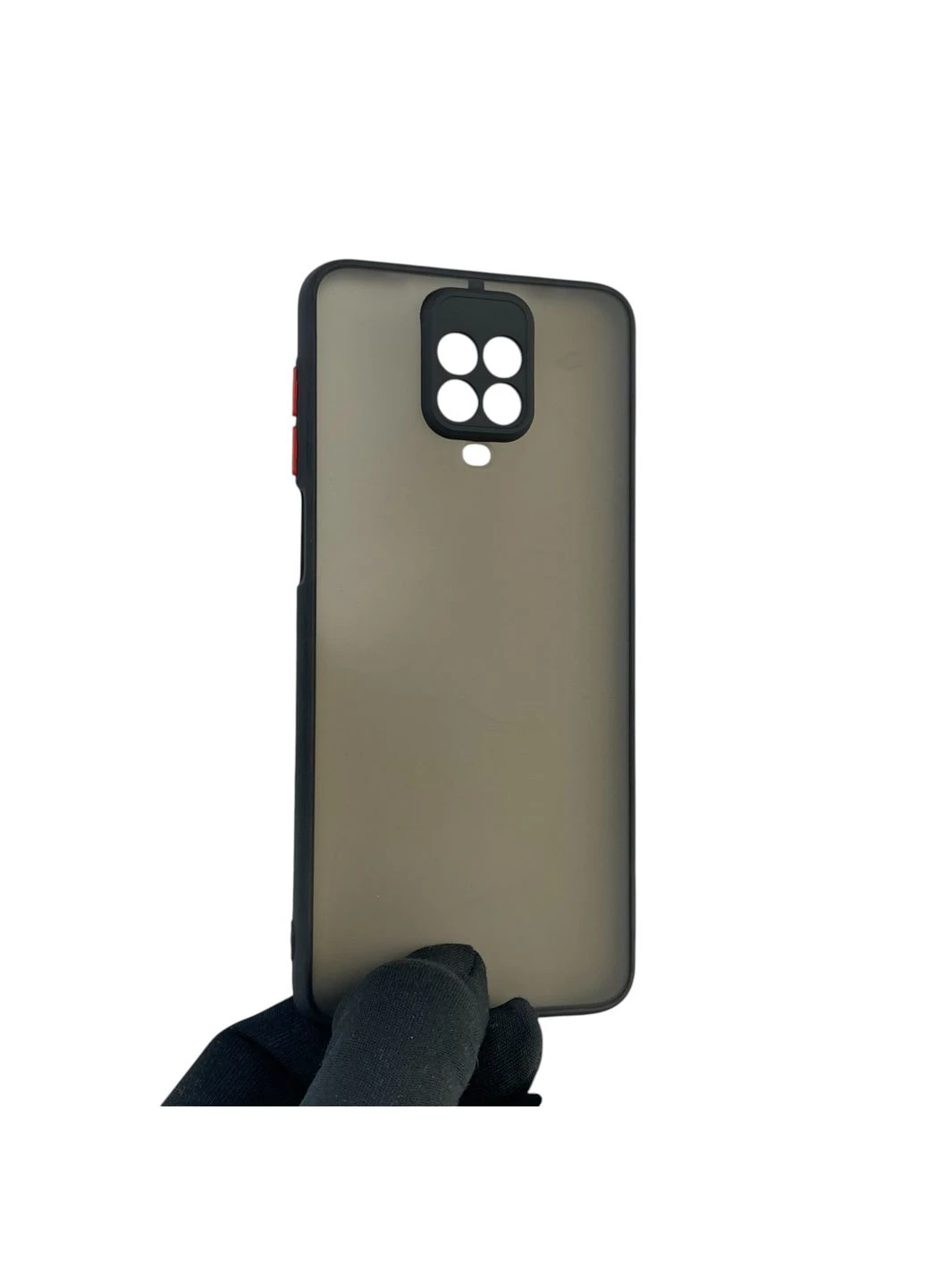 Чохол для телефона Redmi Note 9S з високими бортами із захистом камери на сяомі редмі нот 9с чорний Xiaomi (366019240)