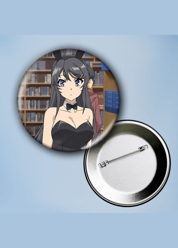 Значок на булавке Аніме Ця фарфорова лялечка закохалася #6 металевий 56 мм No Brand (304508617)