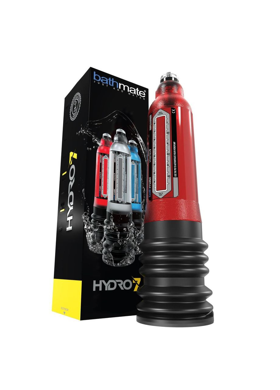 Гидропомпа Hydro 7 Red, для члена длиной от 12,5 до 18 см, диаметр до 5 см Bathmate (303895697)