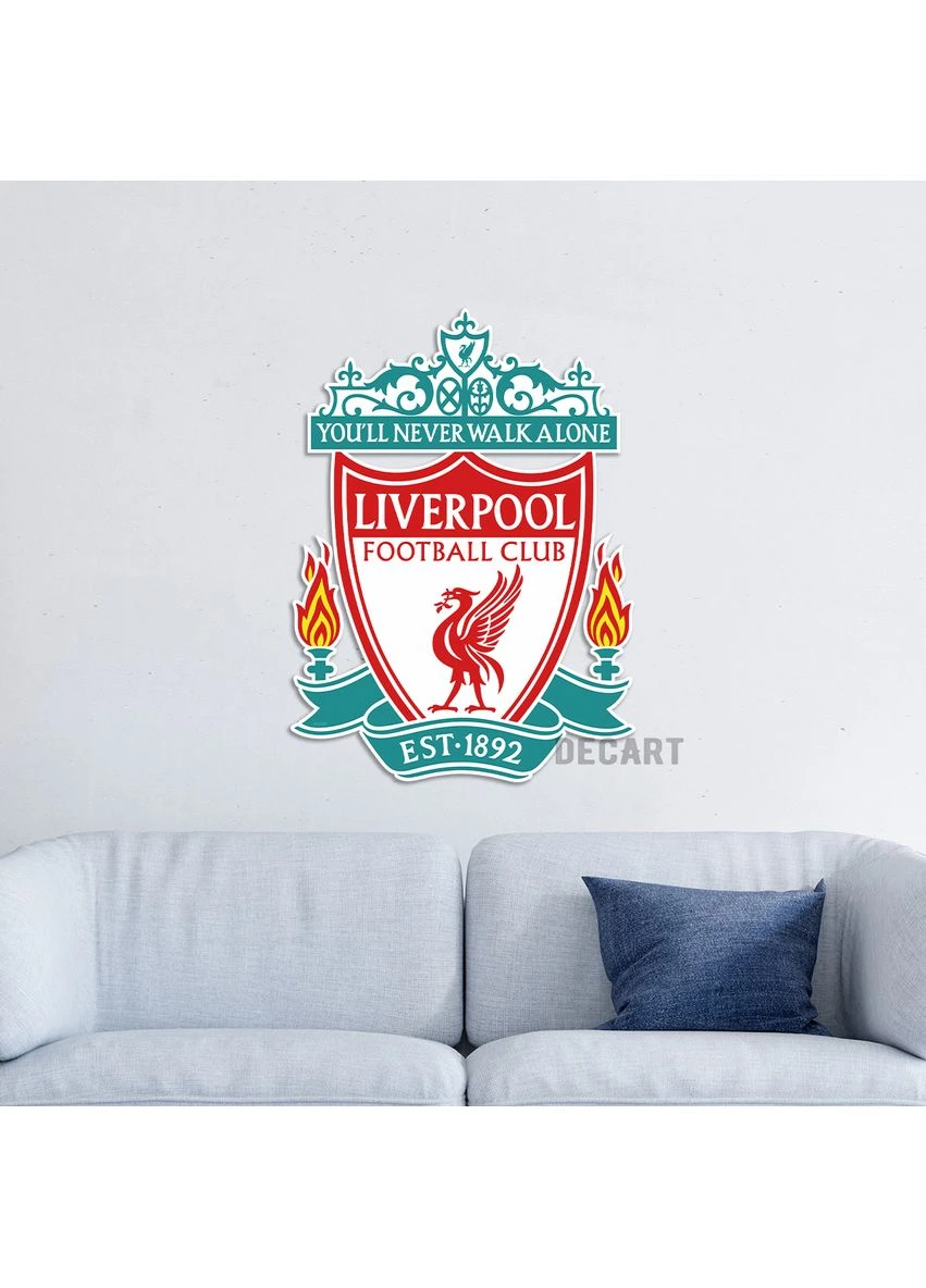 Деревянное панно декор для спальни Ливерпуль Liverpool с часами без подсветки 80х110 см Decart (360613434)