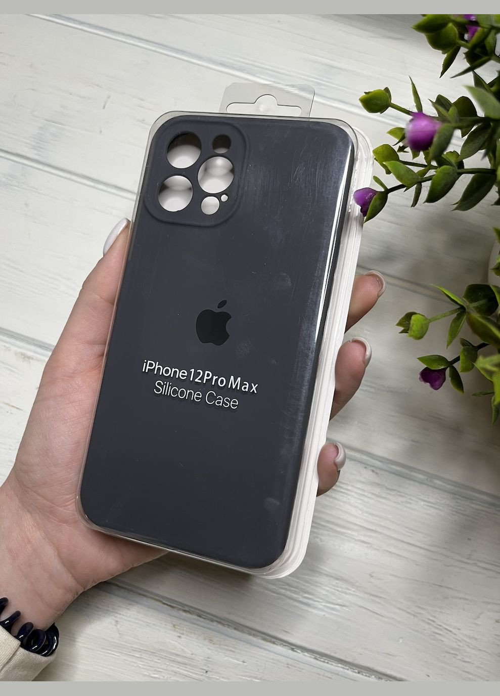 Чохол на iPhone 12 ProMax квадратні борти чохол на айфон silicone case full camera на apple айфон Brand iphone12promax (293151752)