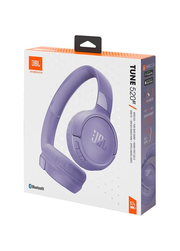 Гарнітура TUNE 520BT Purple (JBLT520BTPUREU) JBL (306732658)
