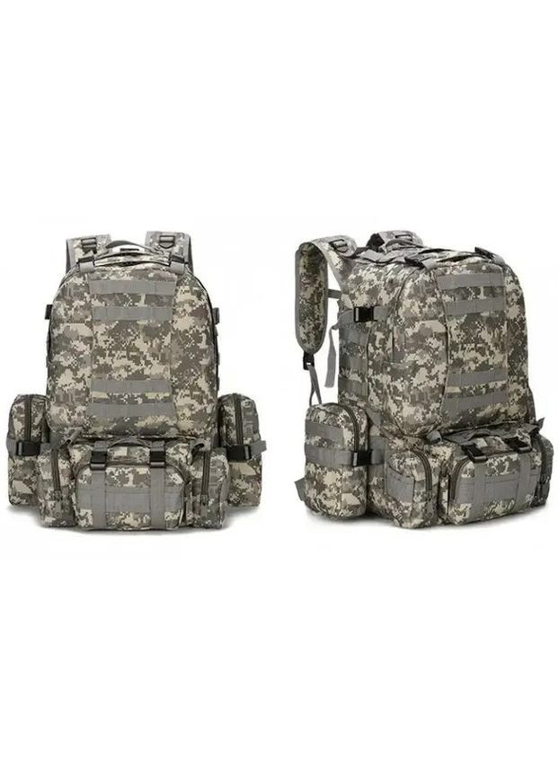 Рюкзак тактичний з підсумками військовий B08 Pixel 55L (2090045151) No Brand (328920837)