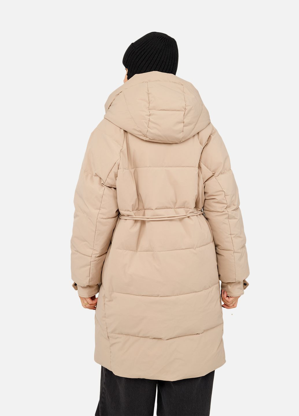 Бежевая зимняя женская куртка цвет бежевый cb-00256272 Towmy