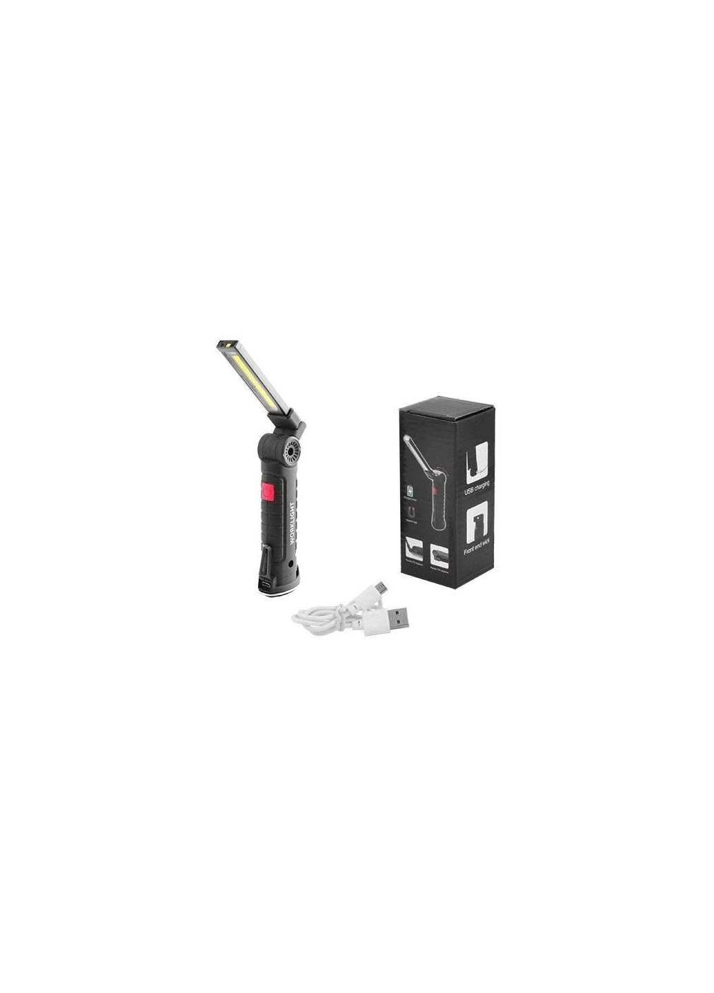Фонарь кемпинг W51-SMD+COB, поворот на 180º+180º, магнит, зажим, крюк для подвеса, встроенный аккумулятор No Brand (399918737)