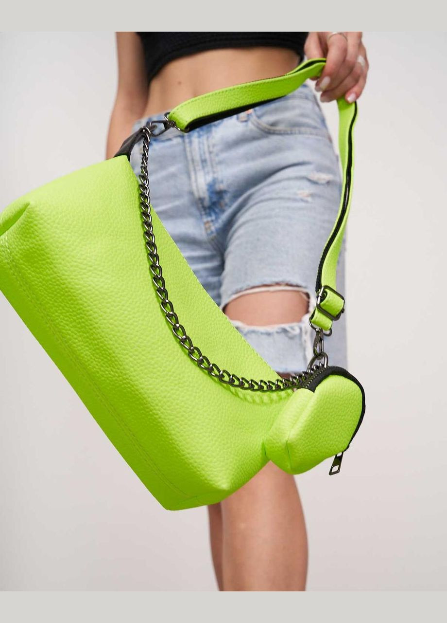 Жіноча сумка «Лойс» салатова Guris (354711018)