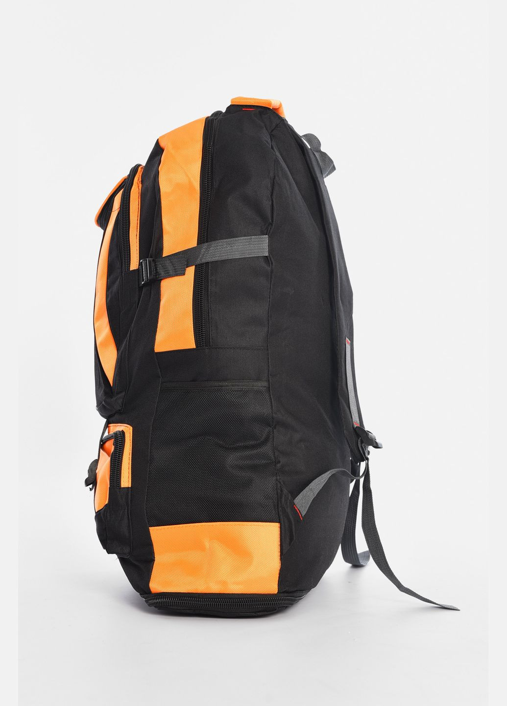 Рюкзак чоловічий текстильний помаранчевого кольору Let's Shop (315069732)