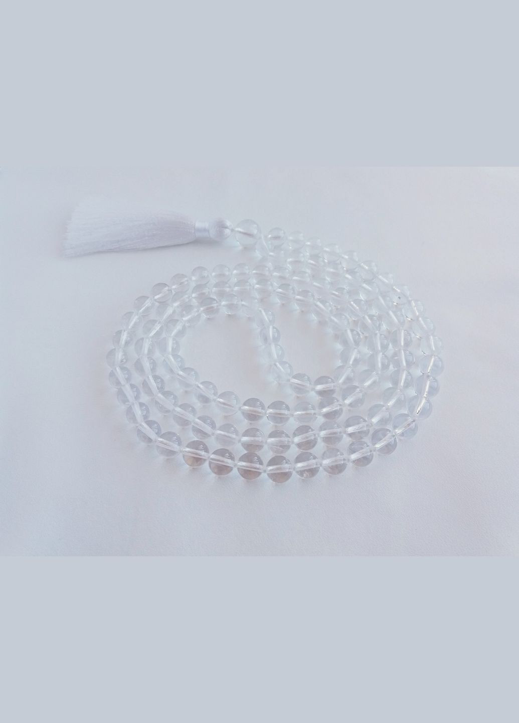 Четки Горный хрусталь с узлами 108 бусин d 8мм No Brand (336950751)