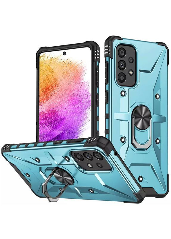 Ударопрочный чехол Pathfinder Ring для Samsung Galaxy A13 4G / A23 4G / M13 4G / M23 5G / A04s Light Blue No Brand (366832758)