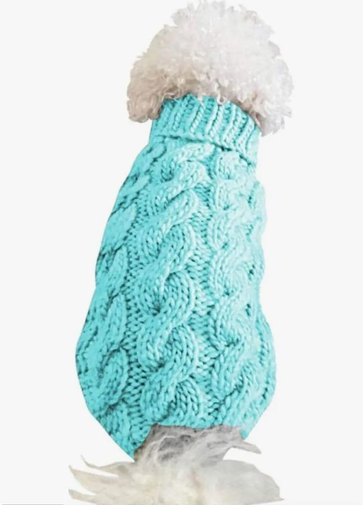 Свитер для собак и котов Blue L голубой A: 30 см B: 38 см C: 28 см 6948 Ecotoys (276059563)