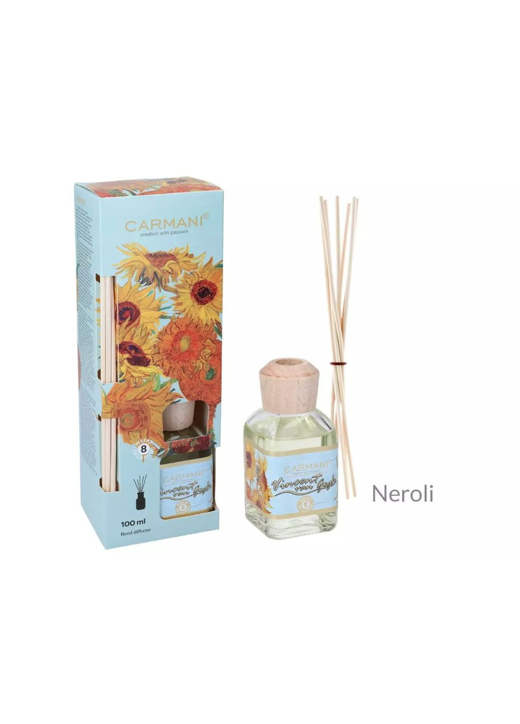 Армадиффузор Ван Гога Подсолнухи neroli, 100 мл Carmani (352496041)