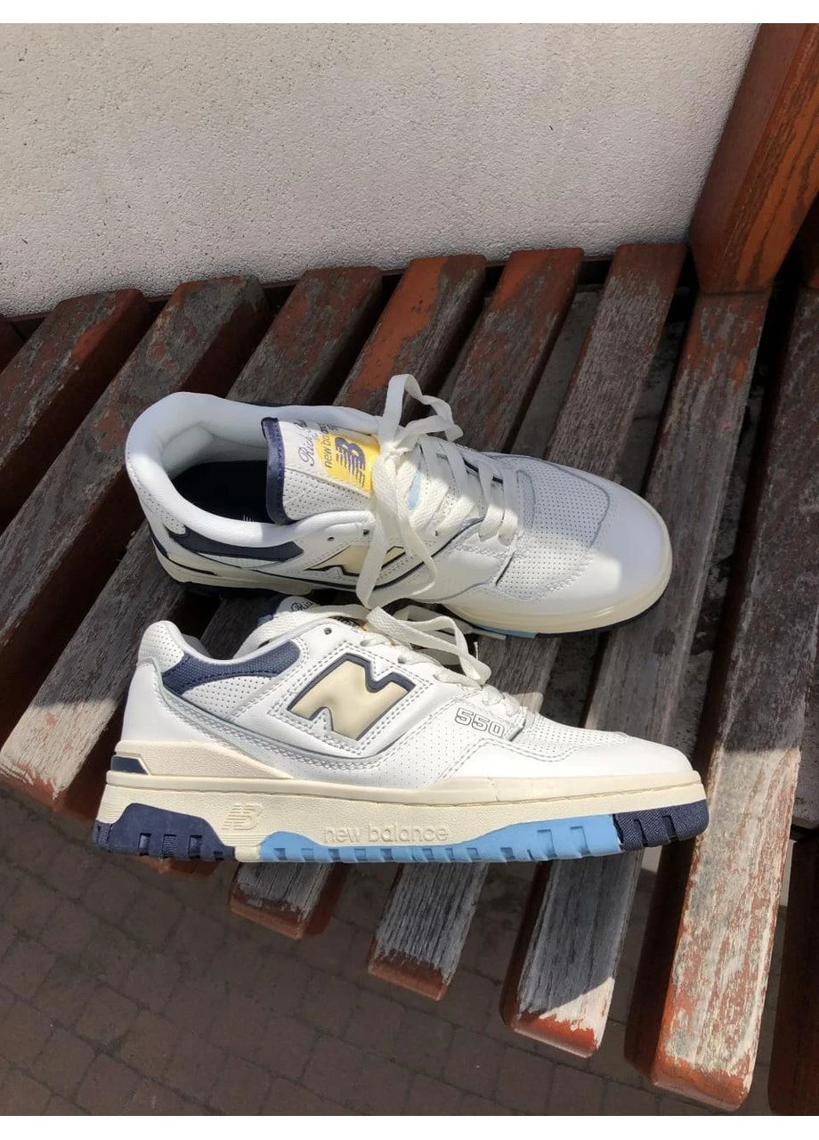 Бежевые летние кроссовки new balance 550 x rich paul cream нью беланс 550 No Brand