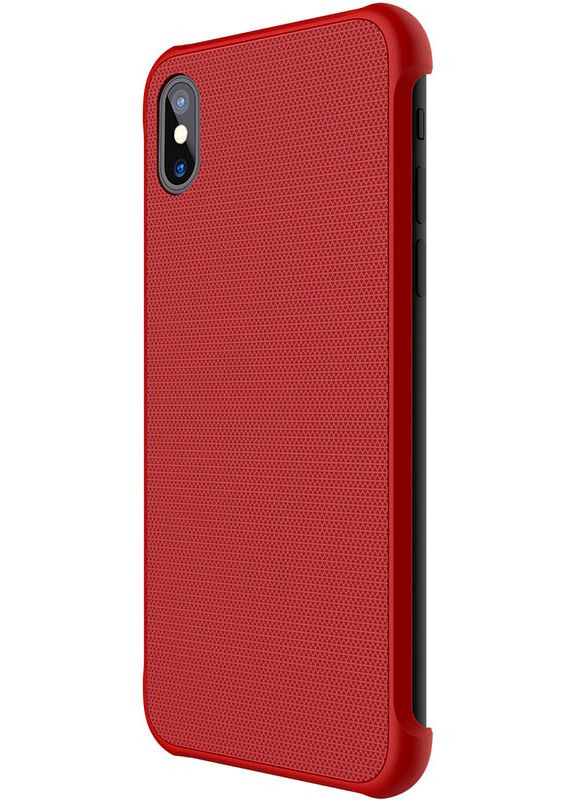 Чехол-накладка Tempered Magnet Case Apple iPhone X Red Nillkin (301781797)