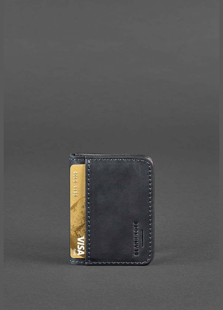 Кожаная обложка для ID-паспорта и водительских прав 4.0 синяя (A-026130) BlankNote (328444993)