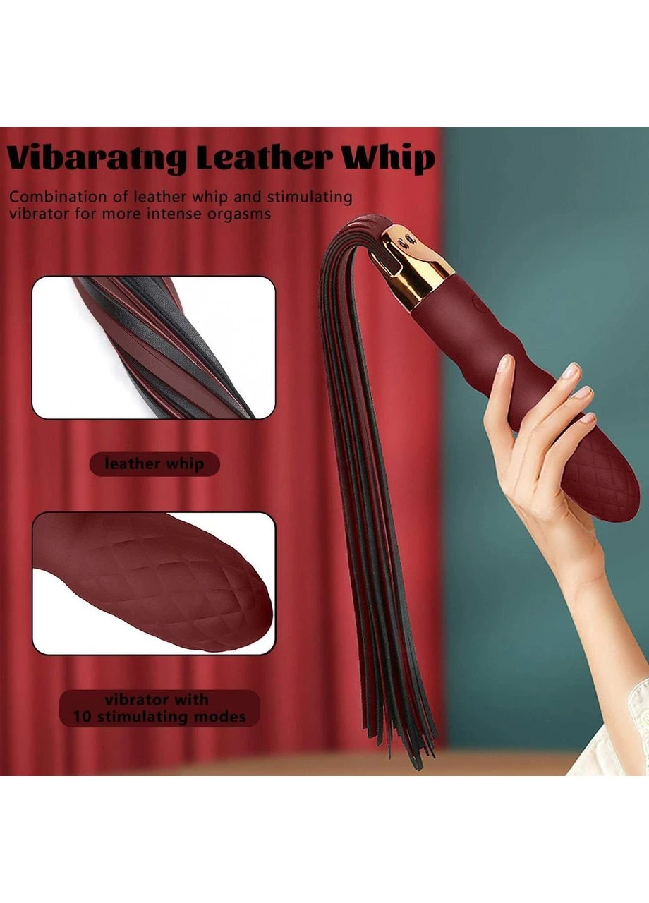 Вибратор-флоггер Virbating Flogger Boss Series (383111017)