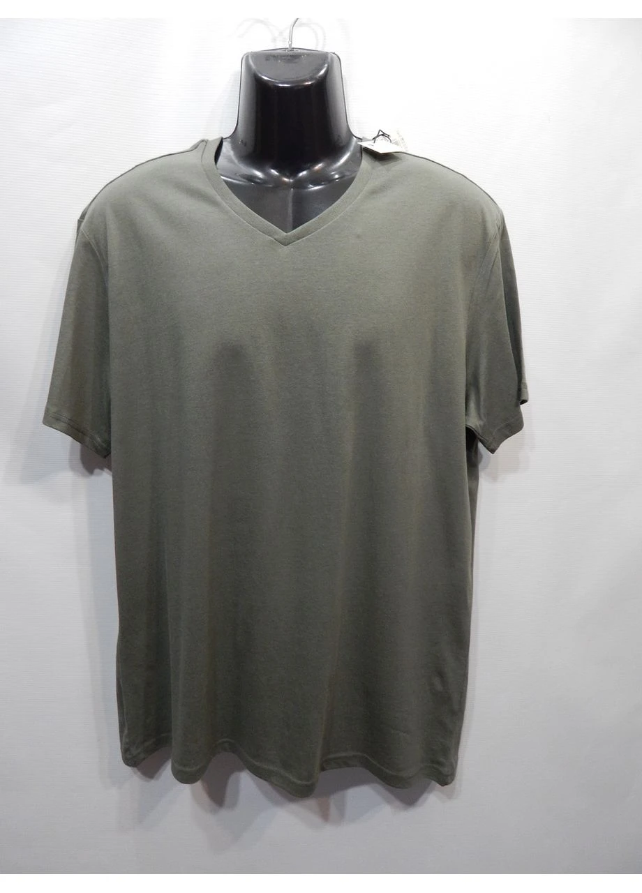 Хаки (оливковая) мужская футболка regular р. 54-56 (2xl) 091фм (только в указанном размере, только 1 шт.) No Brand