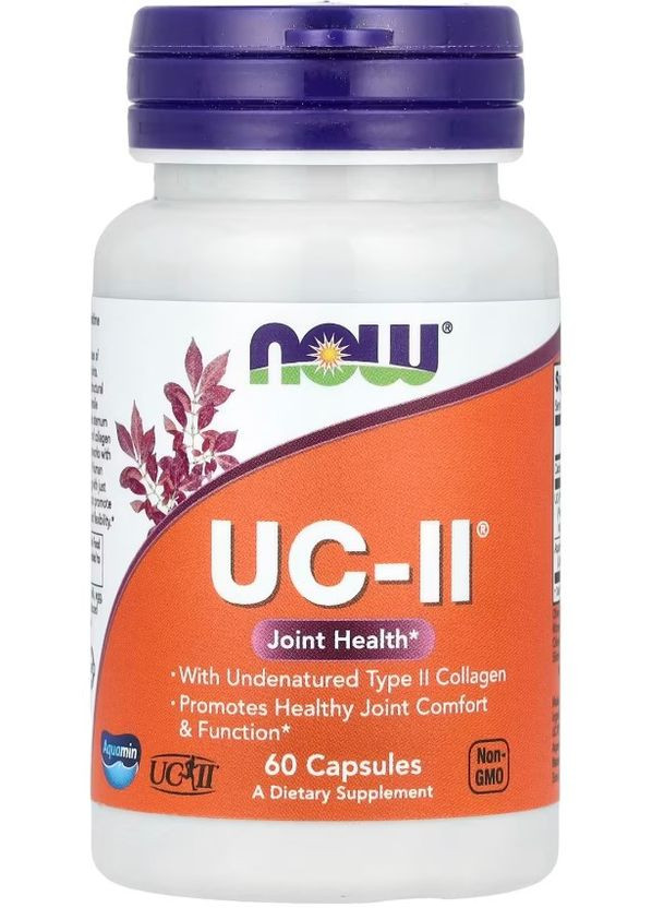 Коллаген типа II Collagen60 вегетарианских капсул Now Foods (359473753)