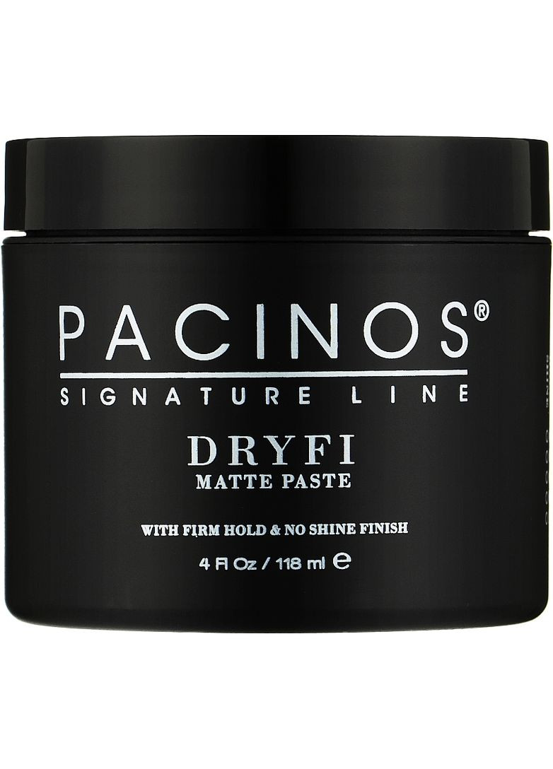 Професійна матова паста для укладання волосся Dryfi No Shine Matte Paste 118g (2-956055) Pacinos (369795247)