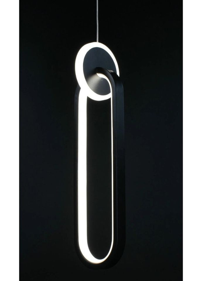 Люстра светодиодная подвесная LED светильник для квартиры на потолок лэд 26996 Черный 40-150х10х10 см. Sunnysky (324395856)