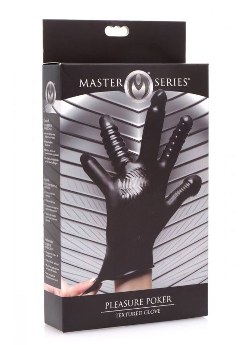 Рукавичка з різними текстурами Pleasure Poker Textured Glove Master Series (314507958)