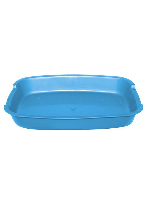 Туалет без сітки для кішок 37*27*6 см блакитниий Фауна (367725715)