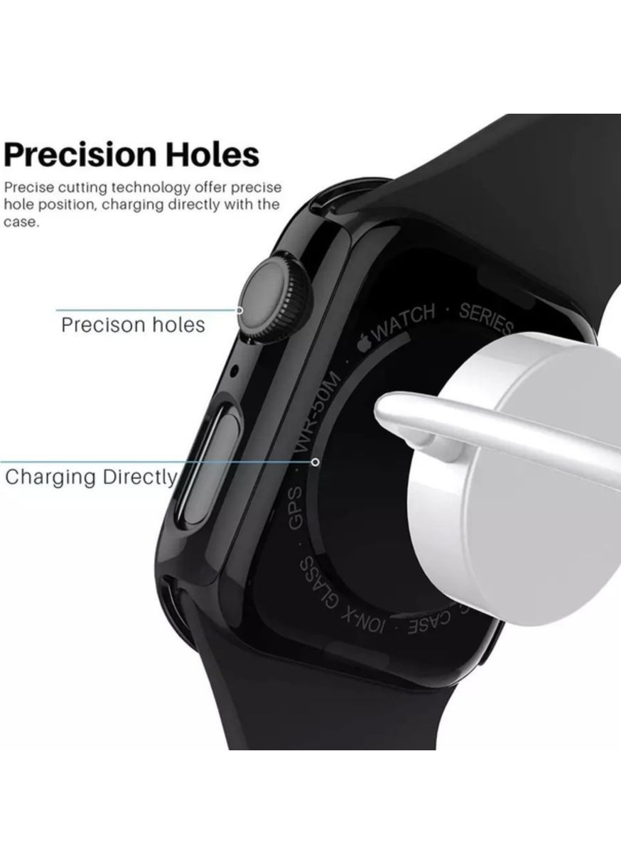 Защитный чехол со стеклом для Apple Watch 41 мм Белый CHOICE (360898268)