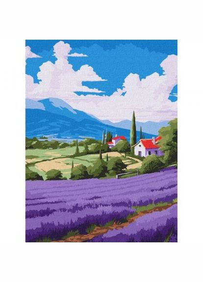 Картина за номерами "Лавандові простори" 30х40 см Ідейка (323210564)