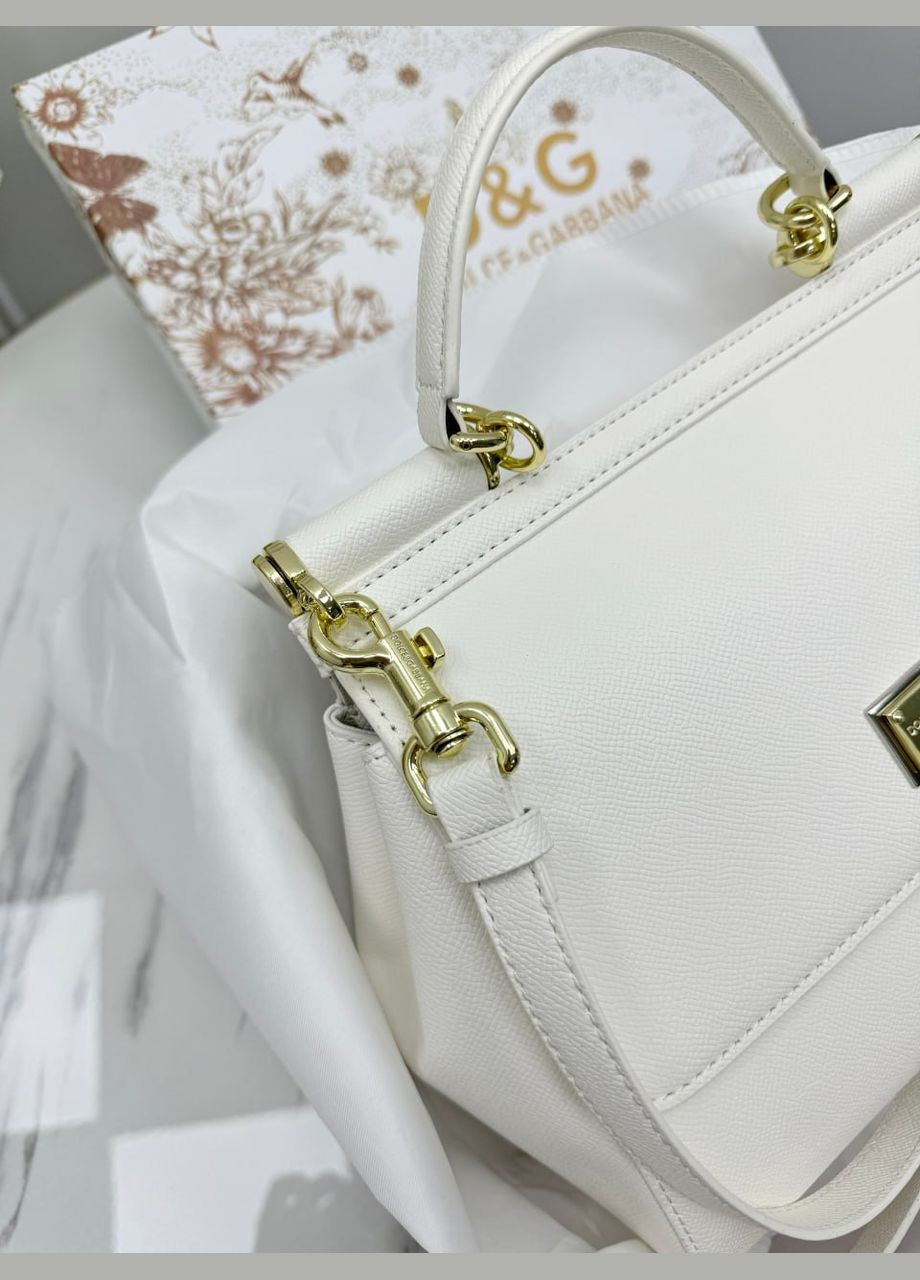 AnyMODA Сумка Дольче Габана Sicily Medium - Premium білий 26cm No Brand (322394125)