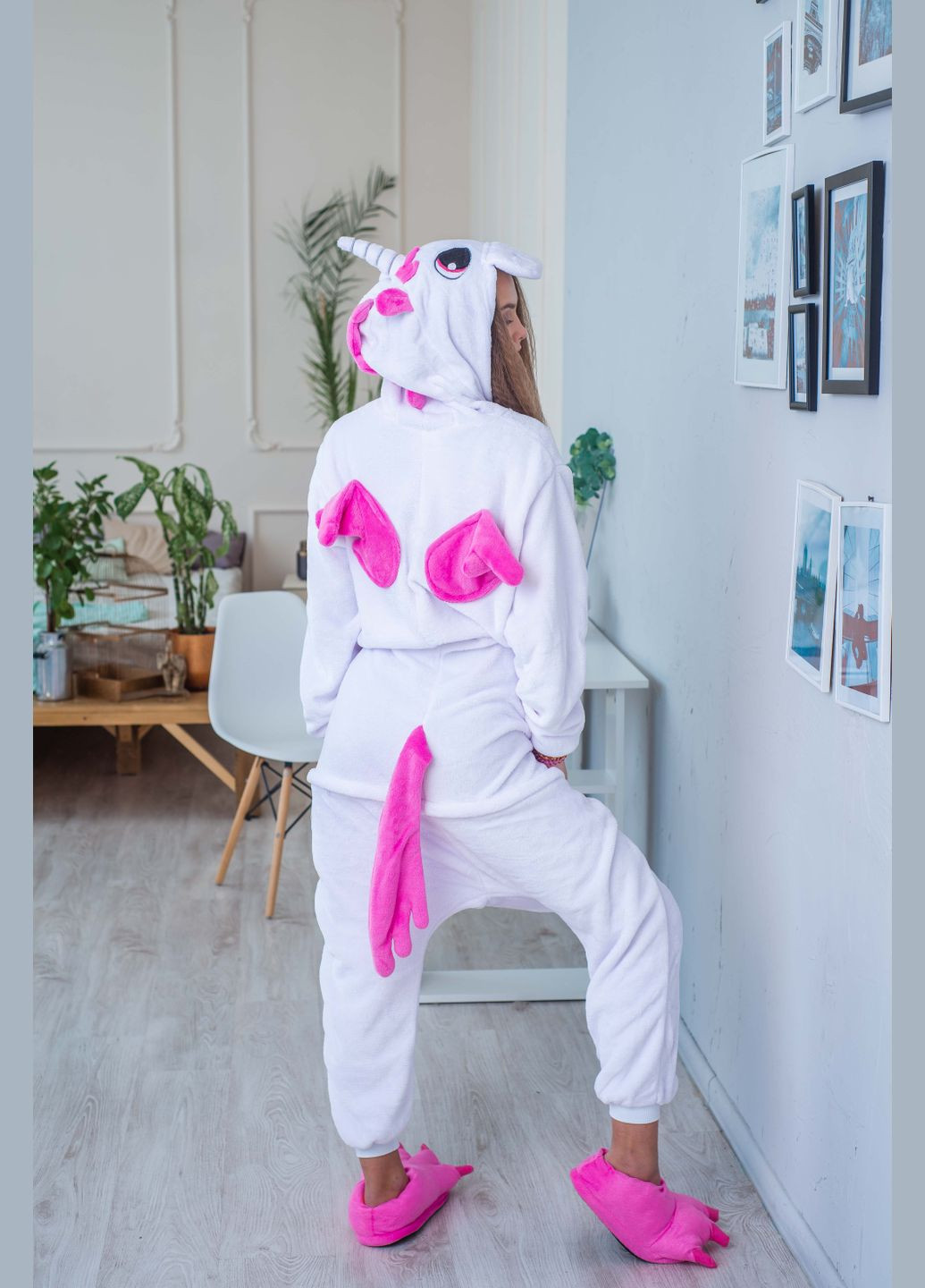 Єдиноріг з крильцями біло-малиновий BearWear (297574838)