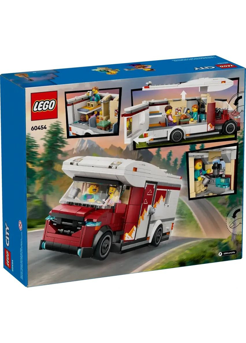Конструктор City Пригоди у відпустці в будинку на колесах, 385 деталей () Lego 60454 (328449070)