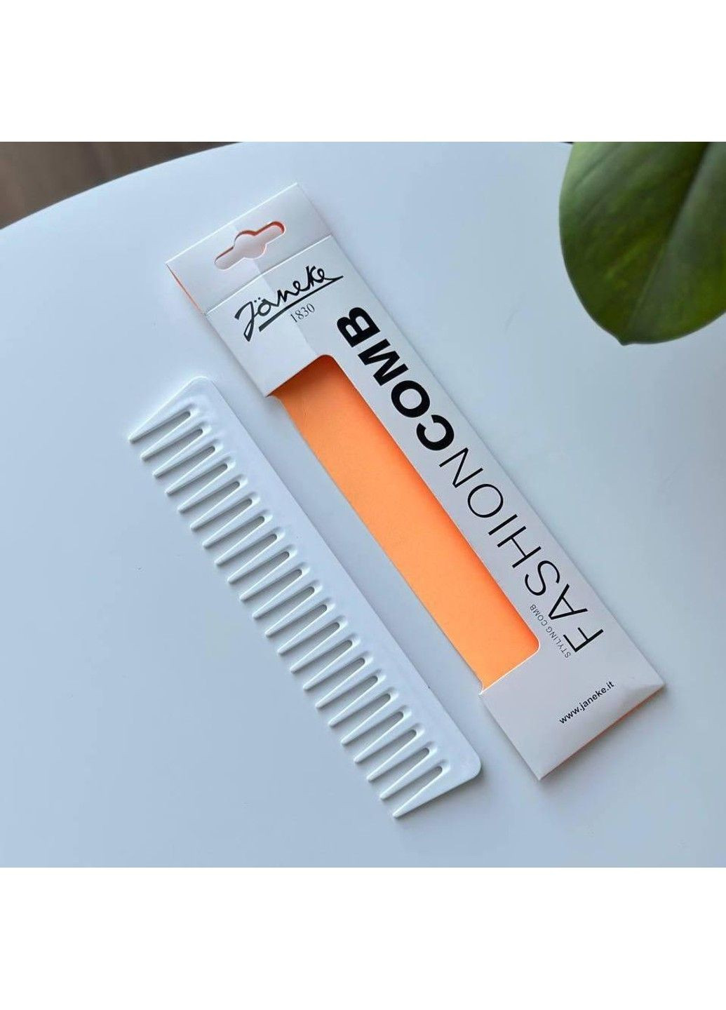 Гребінець для волосся Fashion Comb Білий Janeke (316207976)