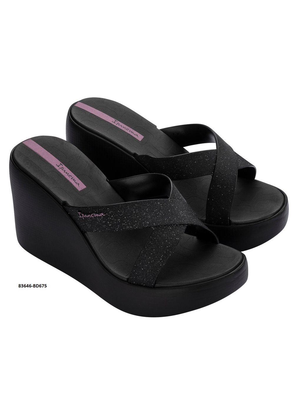 Черные женские сабо Ipanema