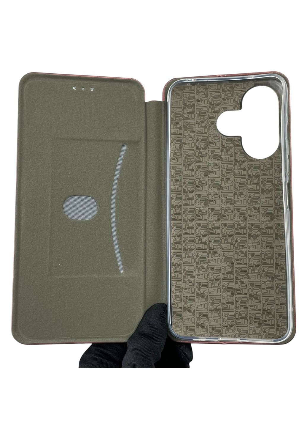 Чохол-книжка для POCO M6 з підставкою на сяомі поко м6 бордова gd1 Xiaomi (366019378)