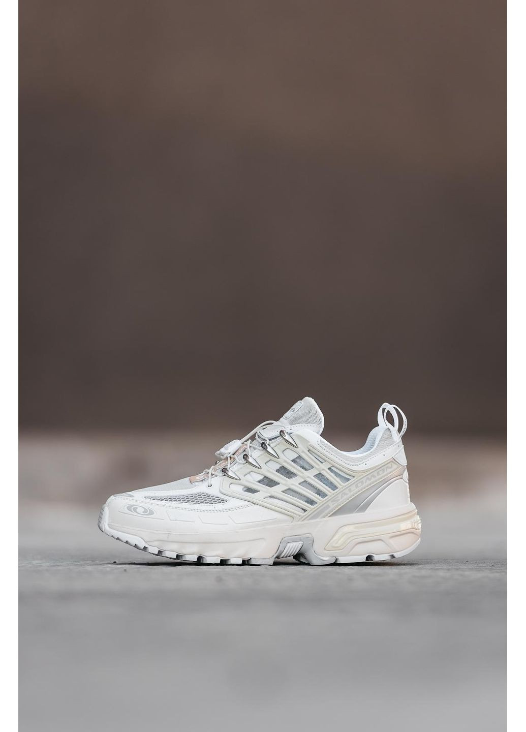 Білі Осінні кросівки чоловічі salomon acs pro white саломон No Brand