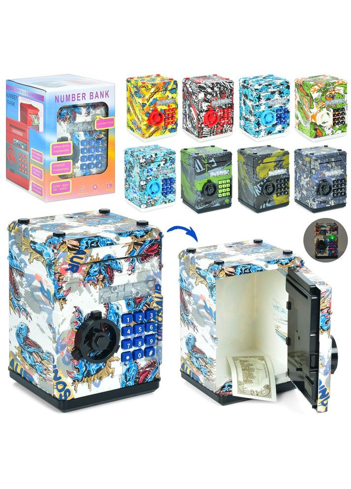 Копилка сейф с кодом, затягивающая купюры Home (341821329)