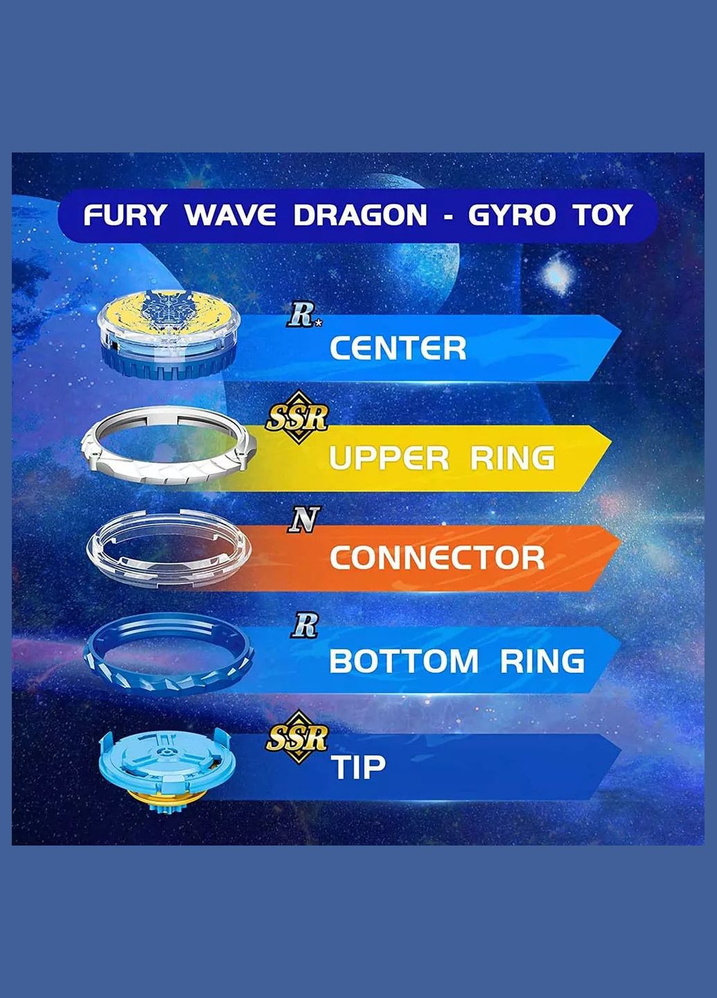 Волчок VI Standard Pack Неистовый Дракон (EU654121) Infinity Nado (330057654)